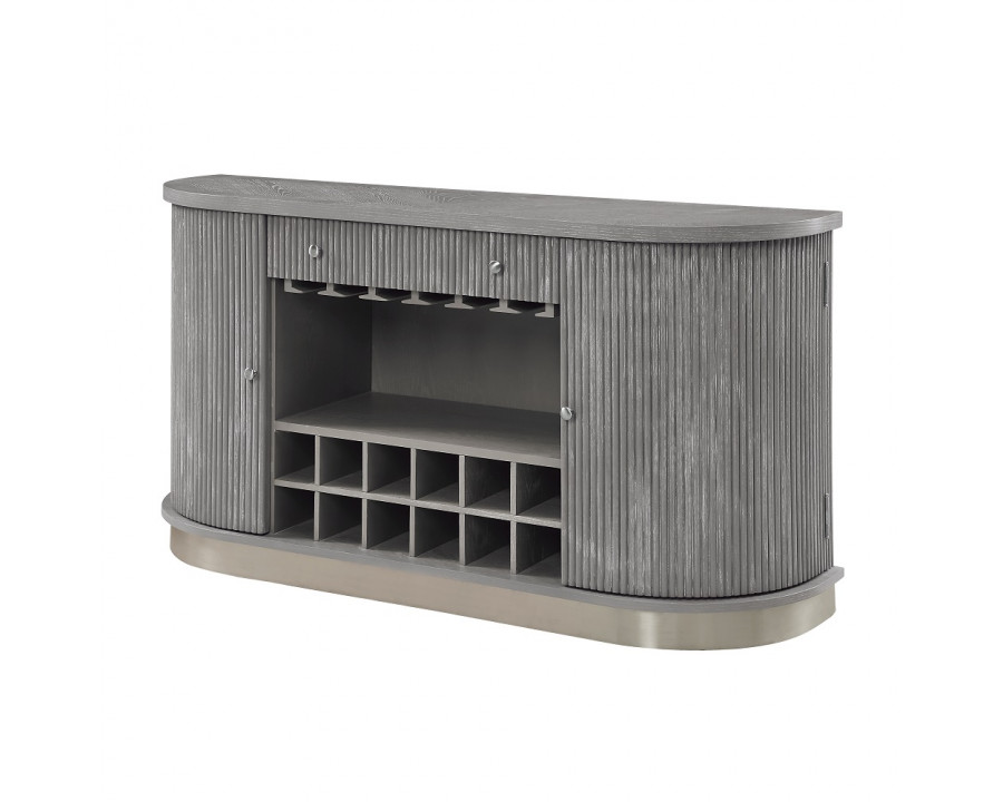 ACME - Adalynn Server in Weathered Gray Oak