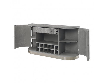 ACME - Adalynn Server in Weathered Gray Oak