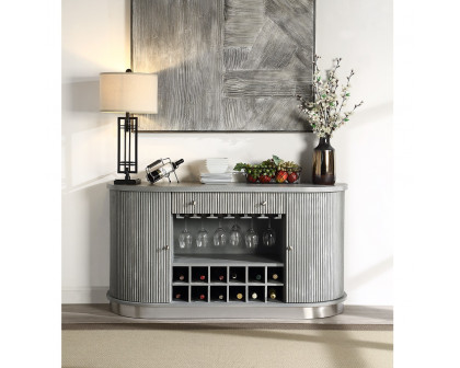 ACME - Adalynn Server in Weathered Gray Oak