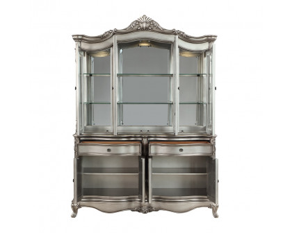 ACME - Ariadne Hutch & Buffet in Antique Platinum