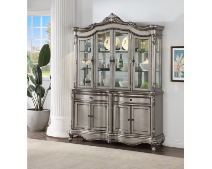 ACME - Ariadne Hutch & Buffet in Antique Platinum