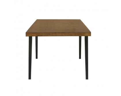 ACME - Hillary Dining Table with 2 Leaves in Walnut/Black