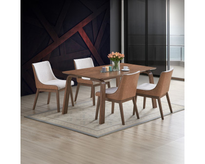 ACME - Ginny Dining Table in Walnut