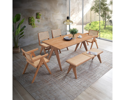 ACME - Velentina Dining Table in Natural