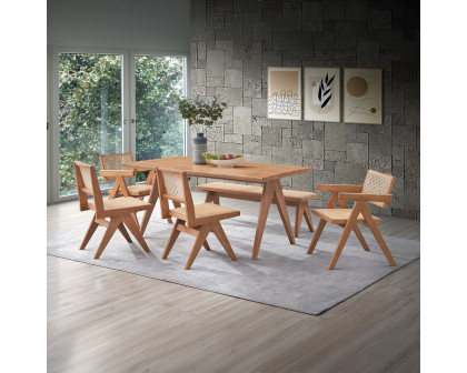 ACME - Velentina Dining Table in Natural