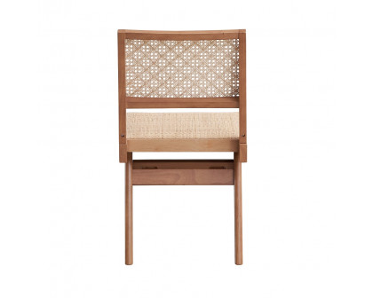 ACME - Velentina Side Chair (Set of 2) in Rattan/Natural