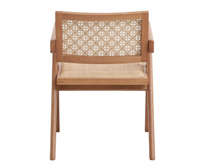 ACME - Velentina Arm Chair (Set of 2) in Rattan/Natural