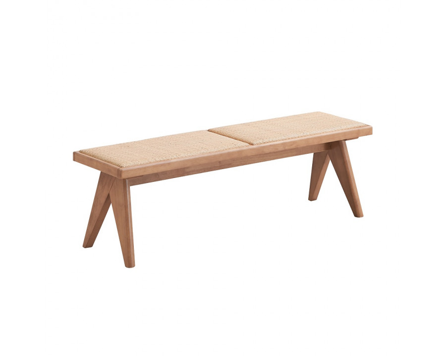 ACME - Velentina Bench in Rattan/Natural