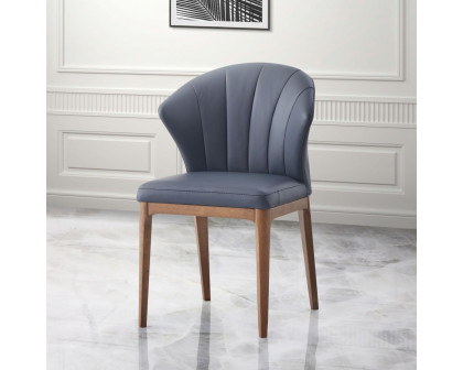 ACME - Seraphyne Side Chair (Set of 2) in Slate/Walnut