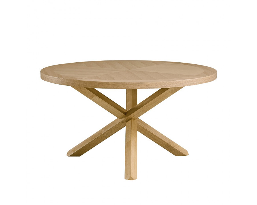 ACME - Kasem Round Dining Table in Oak