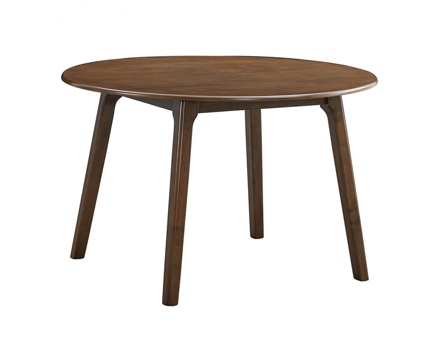 ACME - Keiki Round Dining Table in Walnut