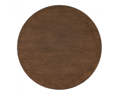 ACME - Keiki Round Dining Table in Walnut