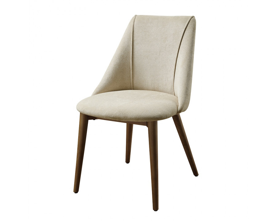 ACME - Willene Side Chair (Set of 2) in Beige Walnut