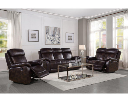 ACME - Perfiel Motion Sofa in Dark Brown