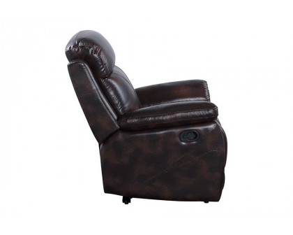 ACME - Perfiel Motion Loveseat in Dark Brown