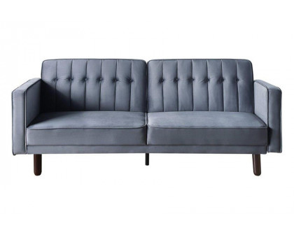 ACME Qinven Adjustable Sofa - Dark Gray Velvet