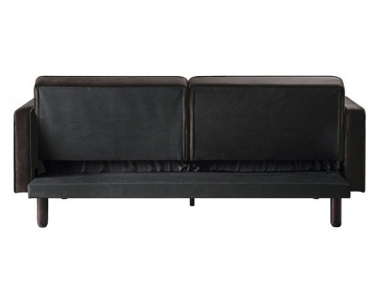 ACME Qinven Adjustable Sofa - Dark Brown Velvet