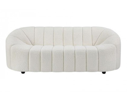 ACME - Osmash Sofa in White Teddy Sherpa