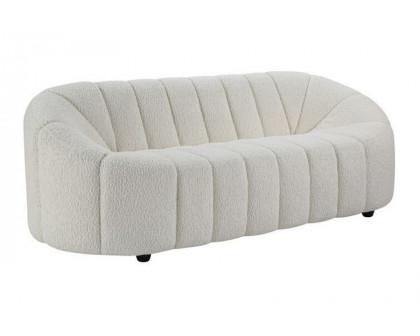 ACME - Osmash Sofa in White Teddy Sherpa