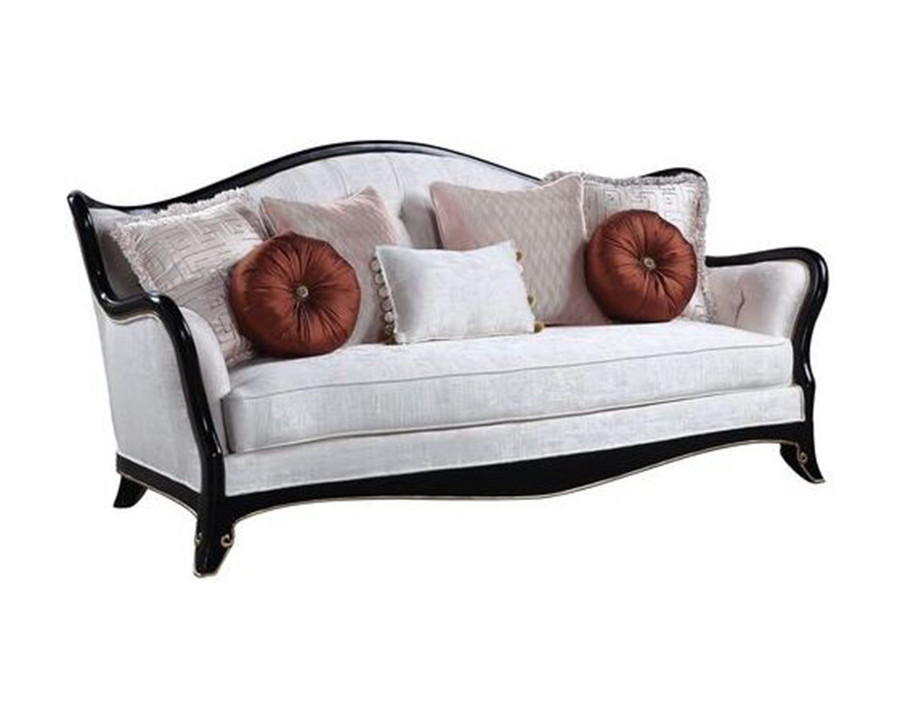 ACME - Nurmive Sofa with 7 Pillows in Beige