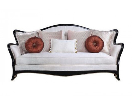 ACME - Nurmive Sofa with 7 Pillows in Beige