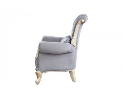 ACME - Galelvith Chair with Pillows in Gray