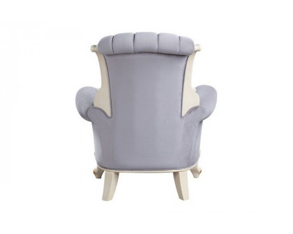 ACME - Galelvith Chair with Pillows in Gray