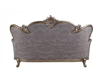 ACME - Elozzol Sofa with 5 Pillows in Antique Bronze