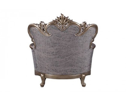 ACME - Elozzol Chair with Pillow in Antique Bronze