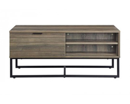 ACME - Homare Coffee Table in Rustic Oak/Black