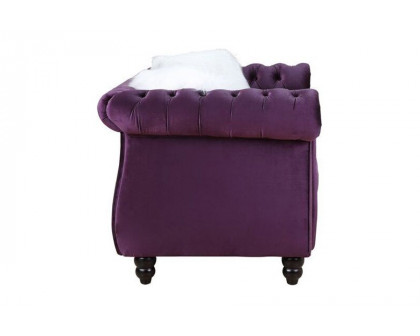 ACME - Thotton Sofa with 2 Pillows in Purple