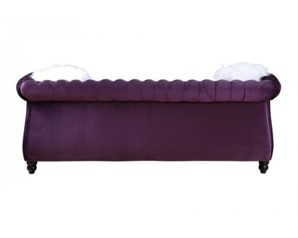 ACME - Thotton Sofa with 2 Pillows in Purple