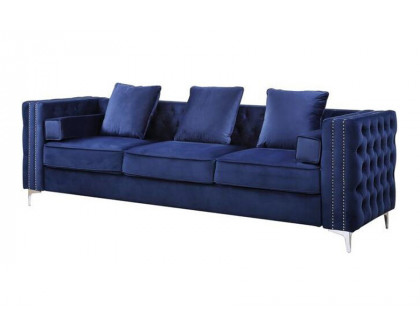 ACME - Bovasis Sofa with 5 Pillows