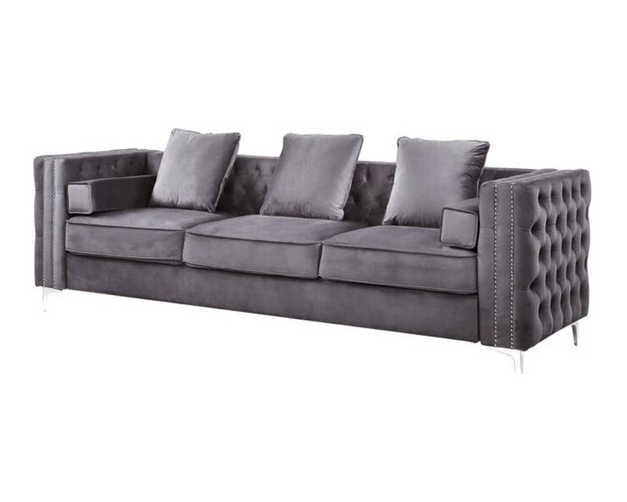 ACME - Bovasis Sofa with 5 Pillows