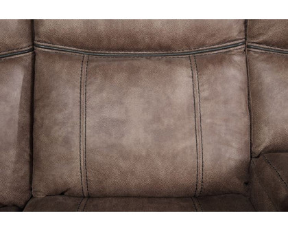 ACME Dollum Sectional Sofa - 2-Tone Chocolate Velvet