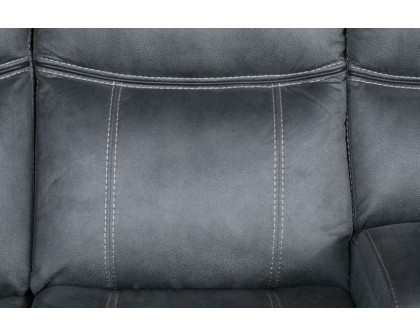 ACME Dollum Sectional Sofa - 2-Tone Gray Velvet