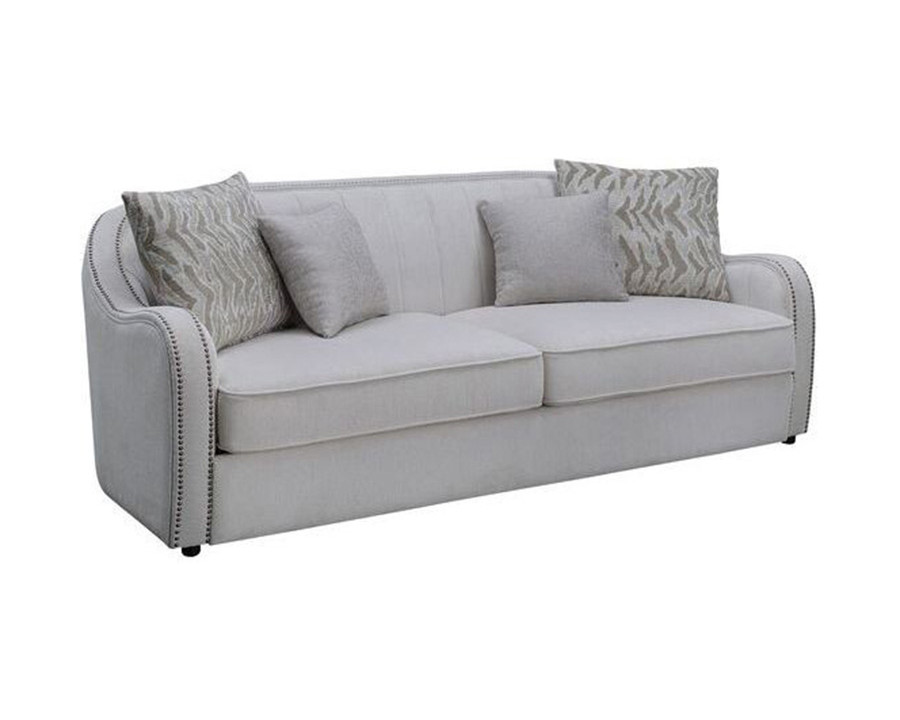 ACME - Mahler Sofa with 4 Pillows in Beige