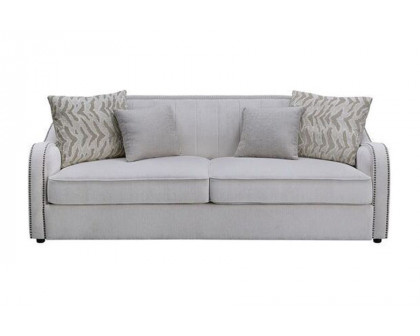 ACME - Mahler Sofa with 4 Pillows in Beige