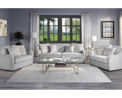 ACME - Mahler Sofa with 4 Pillows in Beige