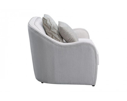 ACME - Mahler Loveseat with 4 Pillows in Beige