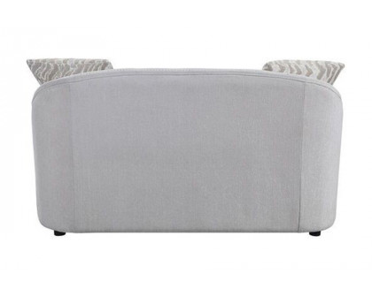 ACME - Mahler Loveseat with 4 Pillows in Beige