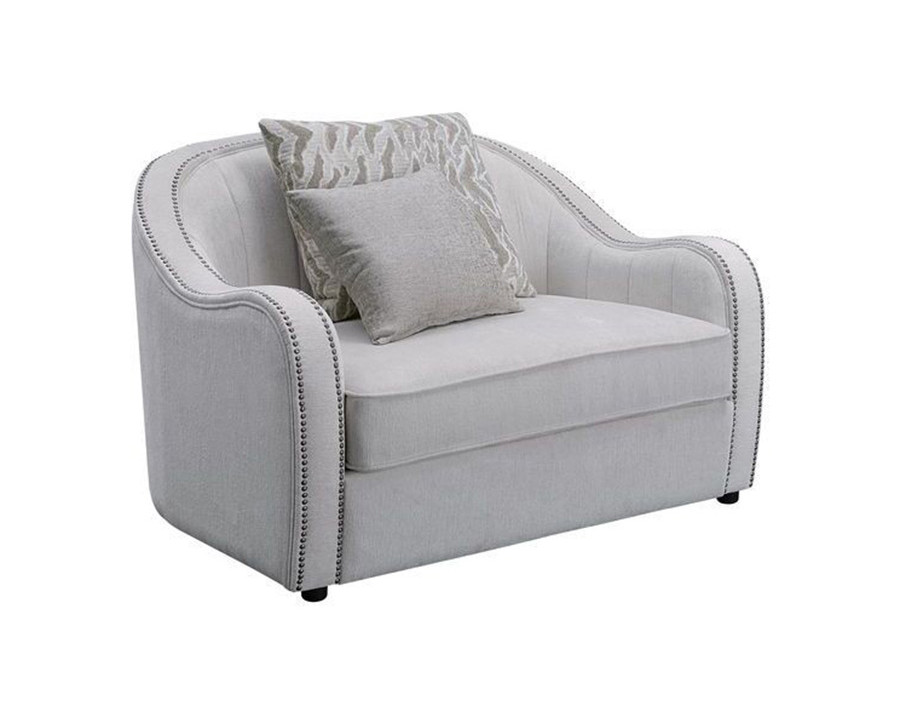 ACME - Mahler Chair with 2 Pillows in Beige