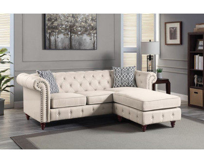 ACME - Waldina Reversible Sectional Sofa