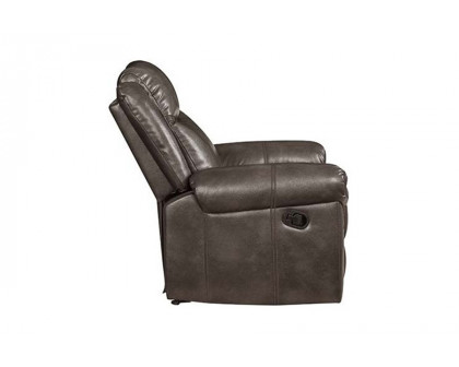 ACME - Lydia Motion Loveseat with USB & Console in Brown