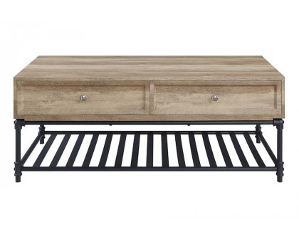 ACME - Brantley II Coffee Table in Oak/Sandy Black