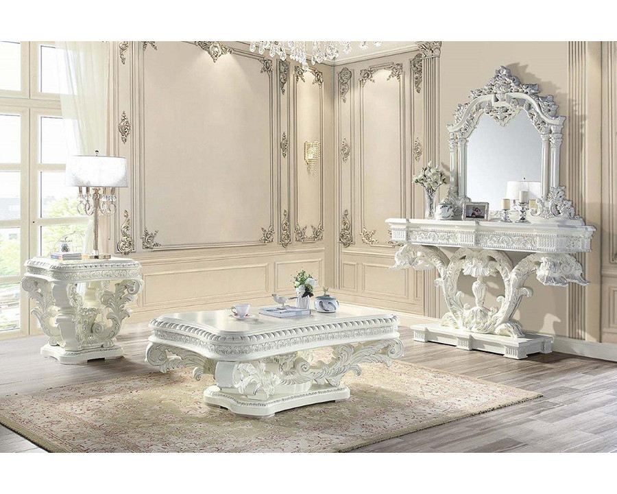 ACME - Vanaheim Coffee Table in Antique White