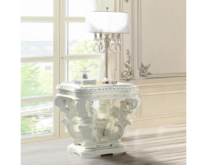 ACME - Vanaheim End Table in Antique White