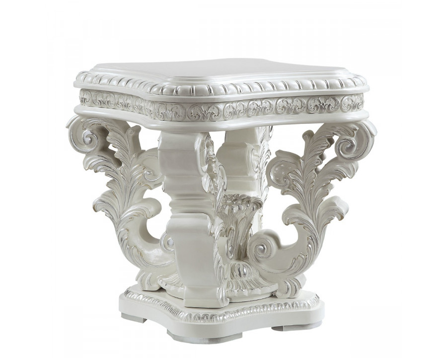 ACME - Vanaheim End Table in Antique White