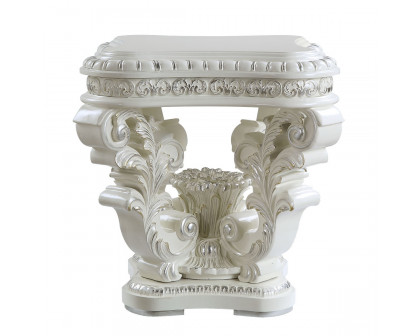 ACME - Vanaheim End Table in Antique White