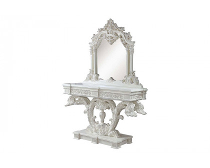 ACME - Vanaheim Sofa Table in Antique White